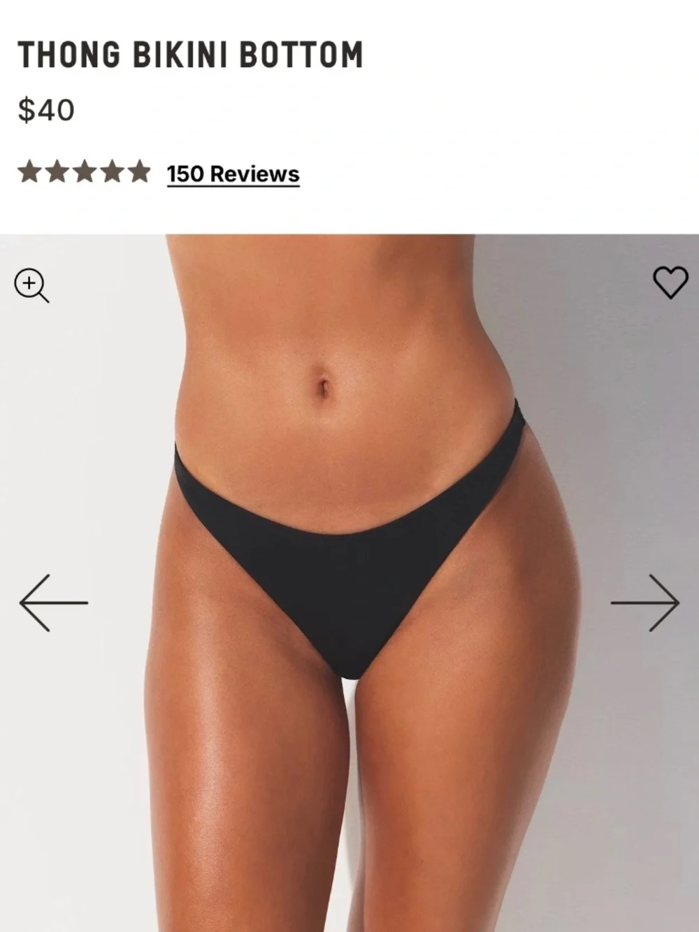 Swims thong bottom